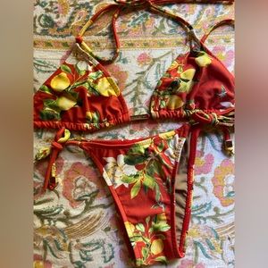 Cia marítima limoncello print bikini